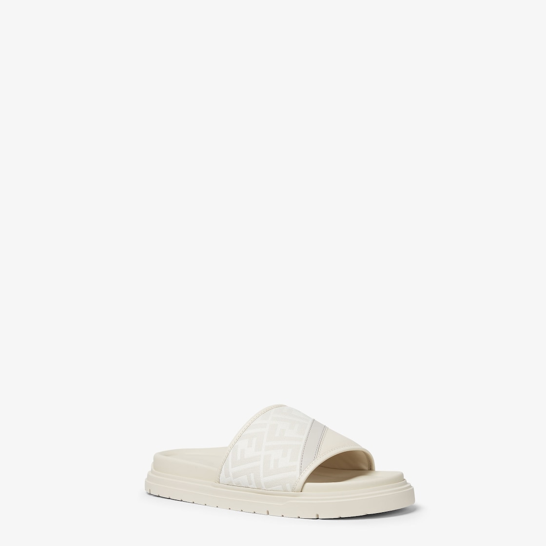 Fendi Sandalia tipo chancla Fendi Diagonal
