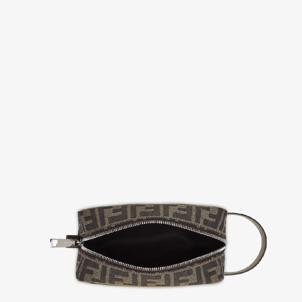 Fendi Neceser Small FF Jacquard Rebajas de fin de temporada