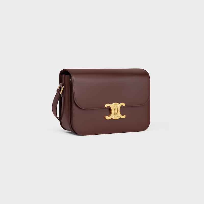 Celine BOLSO TRIOMPHE CLASSIQUE DE PIEL DE BECERRO BRILLANTE Mejor oferta