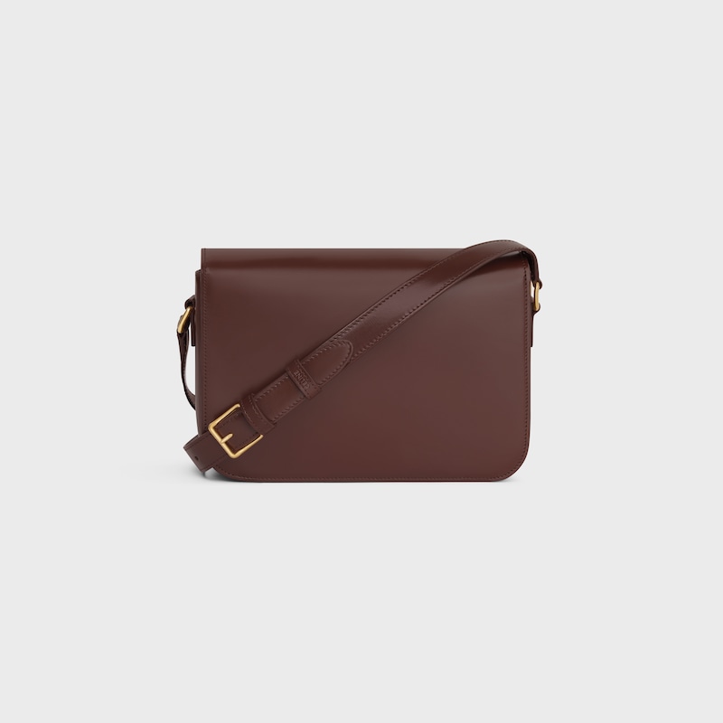 Celine BOLSO TRIOMPHE CLASSIQUE DE PIEL DE BECERRO BRILLANTE Mejor oferta