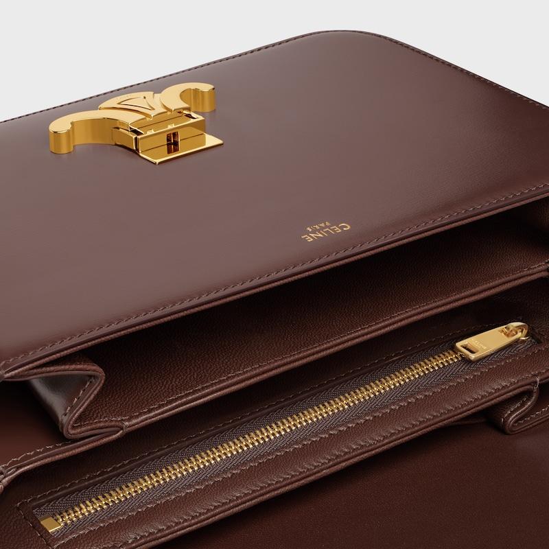 Celine BOLSO TRIOMPHE CLASSIQUE DE PIEL DE BECERRO BRILLANTE Mejor oferta