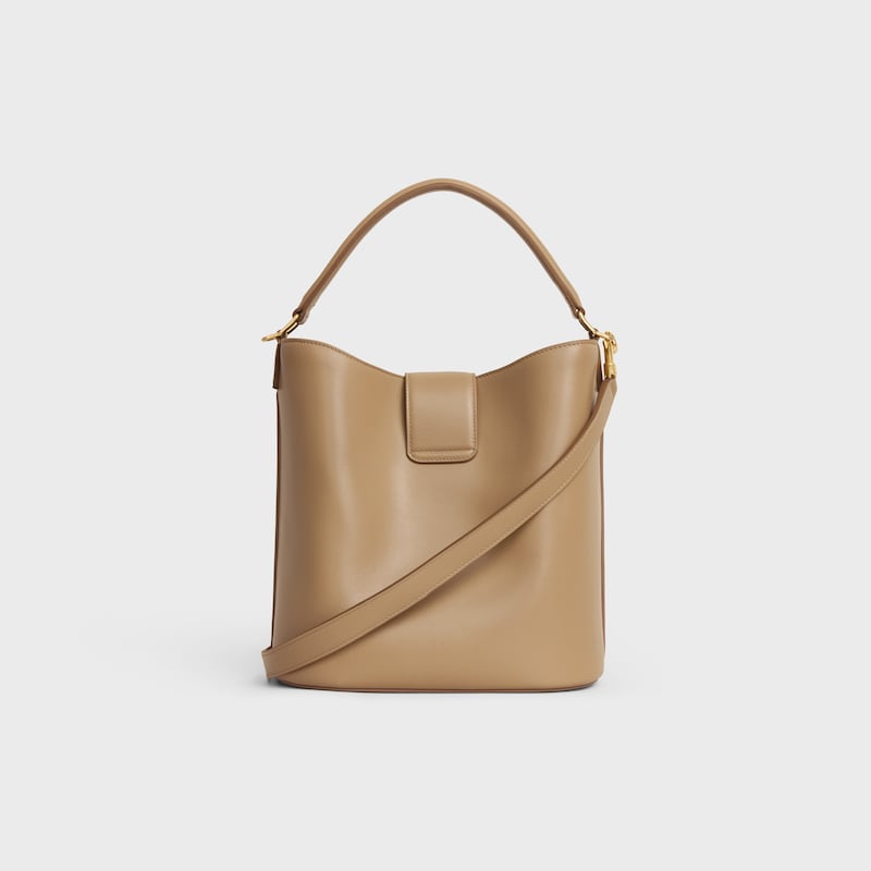 Celine BOLSO CUBO LOUISE MEDIANO DE PIEL DE BECERRO LISA Rebajas top