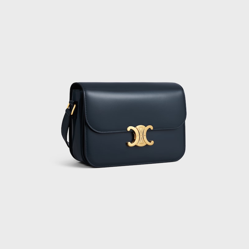Celine BOLSO TRIOMPHE CLASSIQUE DE PIEL DE BECERRO BRILLANTE Envío gratis