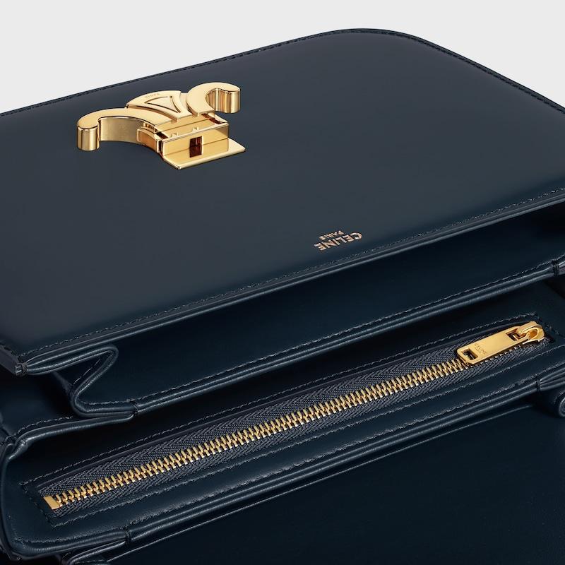 Celine BOLSO TRIOMPHE CLASSIQUE DE PIEL DE BECERRO BRILLANTE Envío gratis