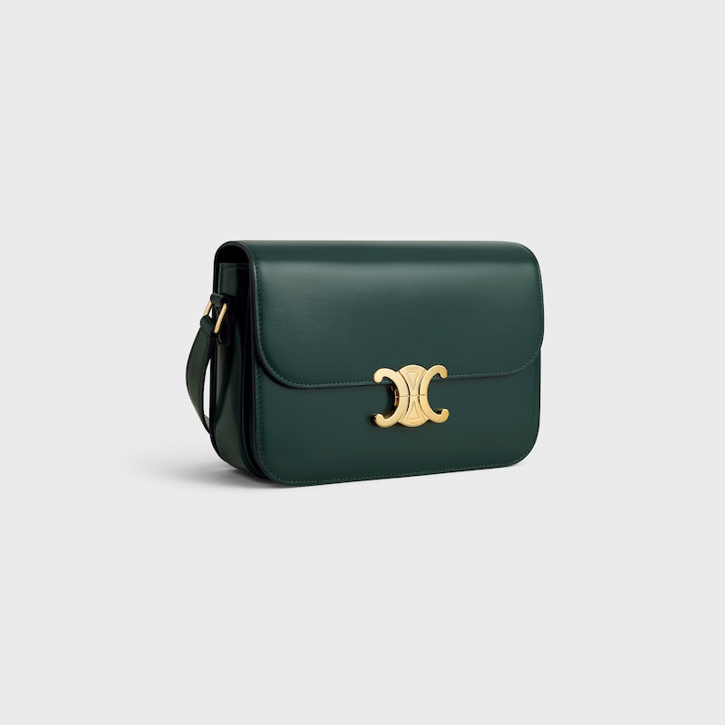 Celine Bolso Triomphe Classique de piel de becerro brillante COMPRAR AHORA