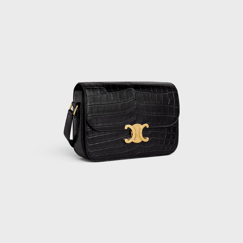 Celine Bolso Triomphe Classique de piel de cocodrilo del Nilo Solo queda un día