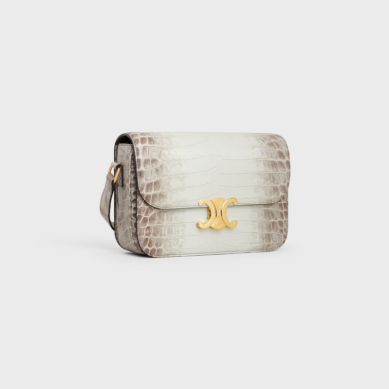 Celine BOLSO TRIOMPHE CLASSIQUE DE PIEL DE COCODRILO DEL NILO Superdescuento