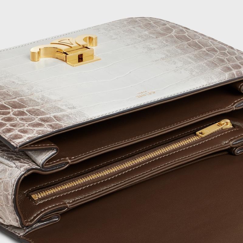 Celine BOLSO TRIOMPHE CLASSIQUE DE PIEL DE COCODRILO DEL NILO Superdescuento