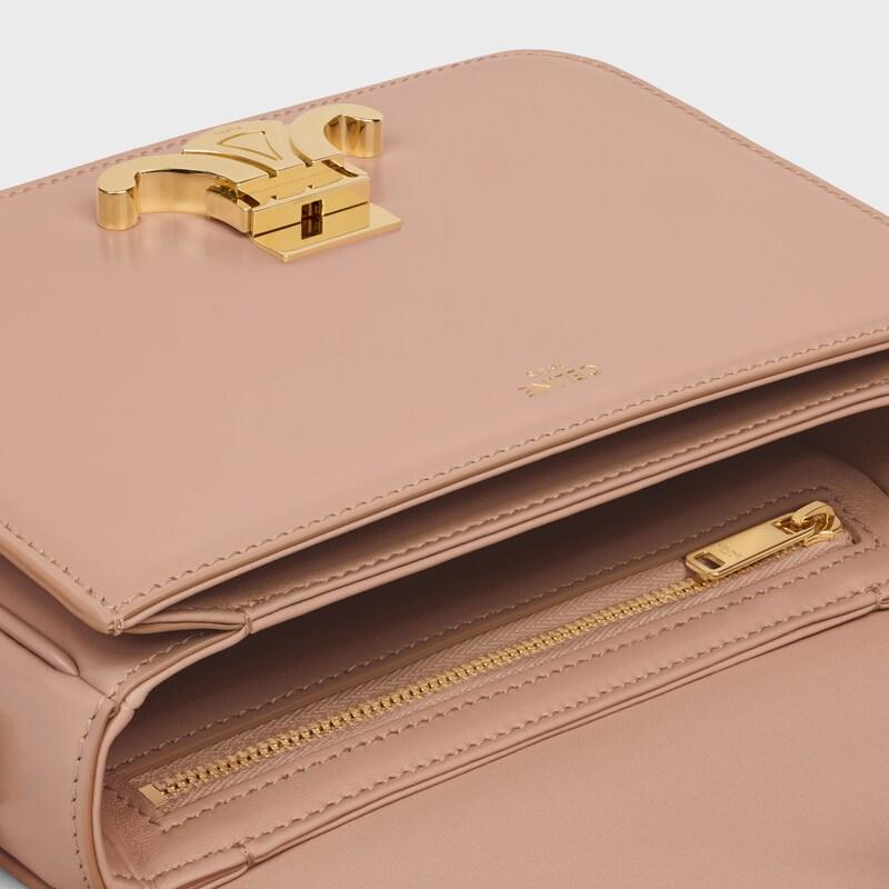 Celine BOLSO TEEN TRIOMPHE DE PIEL DE BECERRO BRILLANTE Grandes descuentos