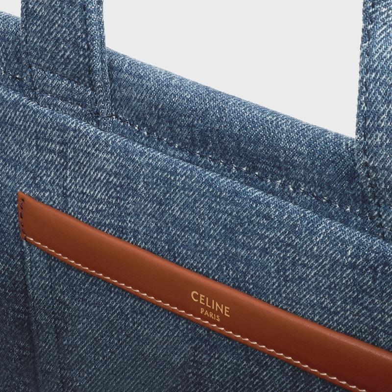 Celine BOLSO CABAS THAIS PEQUEÑO DE DENIM CON MOTIVO INTEGRAL TRIOMPHE Y PIEL DE BECERRO Outlet online