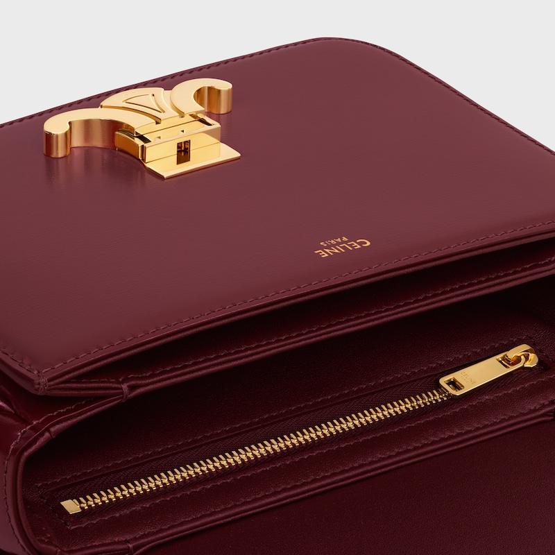 Celine BOLSO TEEN TRIOMPHE DE PIEL DE BECERRO BRILLANTE Tienda
