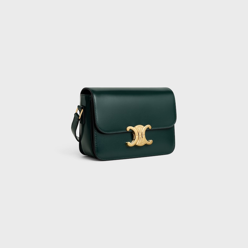Celine BOLSO TEEN TRIOMPHE DE PIEL DE BECERRO BRILLANTE Tienda