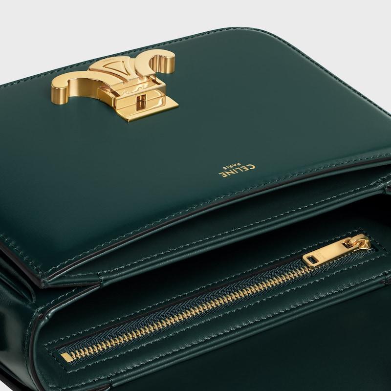 Celine BOLSO TEEN TRIOMPHE DE PIEL DE BECERRO BRILLANTE Tienda