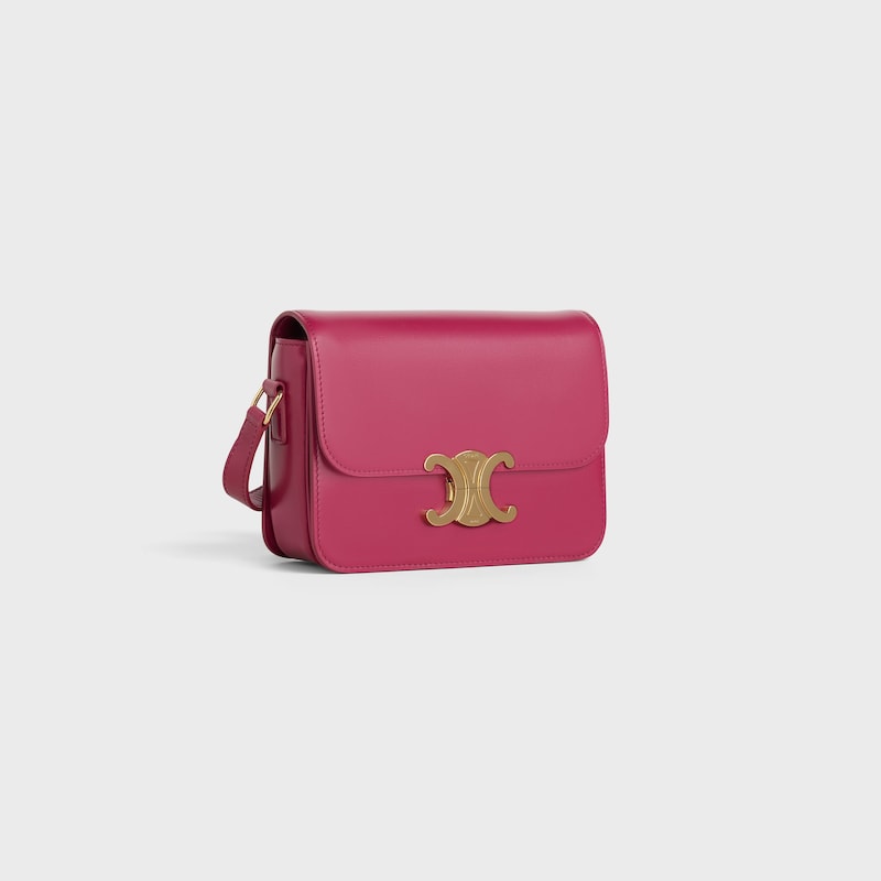 Celine Bolso Teen Triomphe de piel de becerro brillante Mejor oferta