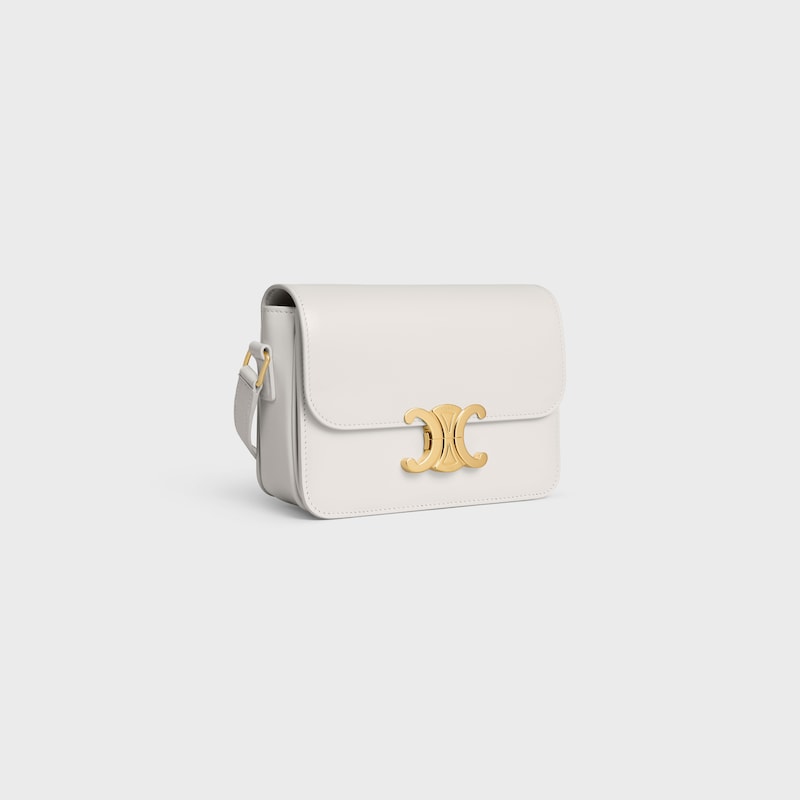 Celine BOLSO TEEN TRIOMPHE DE PIEL DE BECERRO BRILLANTE Envío gratis