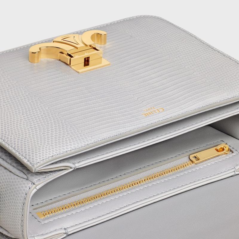 Celine BOLSO TEEN TRIOMPHE DE PIEL DE LAGARTO Oferta especial de fábrica