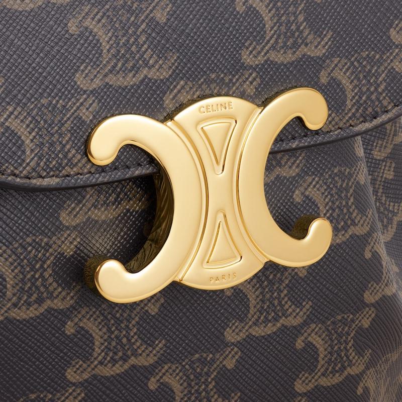Celine MOCHILA CELINE BONNIE DE LONA TRIOMPHE Y PIEL DE BECERRO Superdescuento