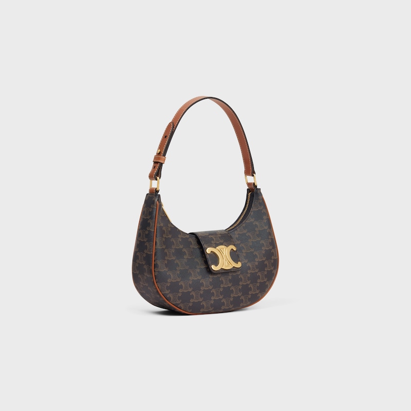 Celine BOLSO AVA TRIOMPHE MEDIANO DE LONA TRIOMPHE Y PIEL DE BECERRO Descuentos del mes