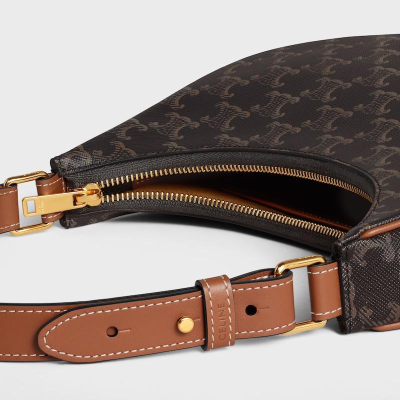 Celine BOLSO AVA DE LONA TRIOMPHE Y PIEL DE BECERRO Oferta exclusiva