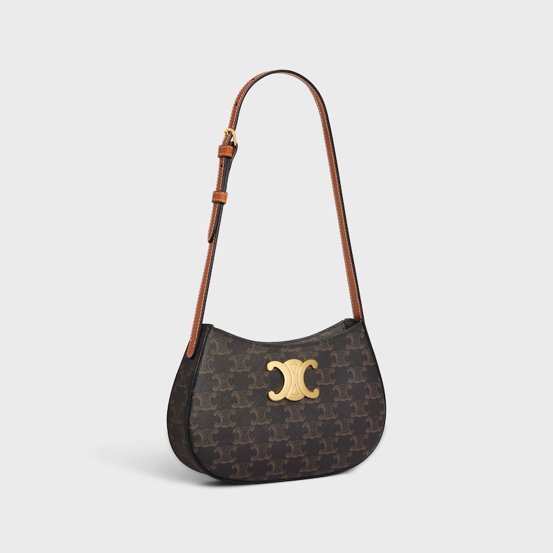 Celine BOLSO TILLY MEDIANO DE LONA TRIOMPHE Y PIEL DE BECERRO Rebajas de fin de temporada