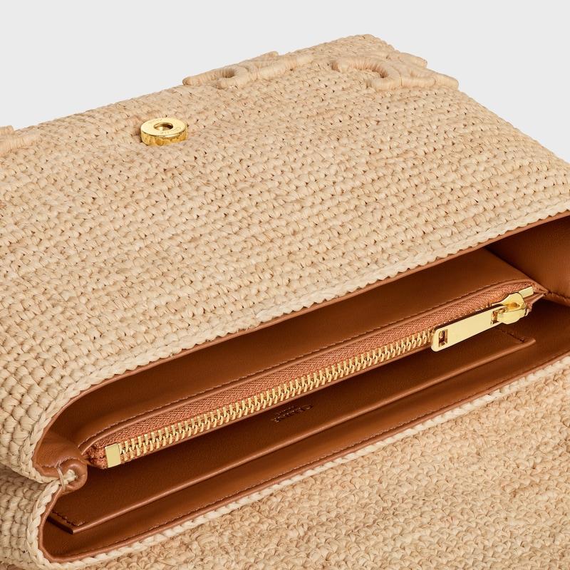 Celine BOLSO VICTOIRE CELINE MEDIANO DE RAFIA CON BORDADOS TRIOMPHE Precio ultrabajo