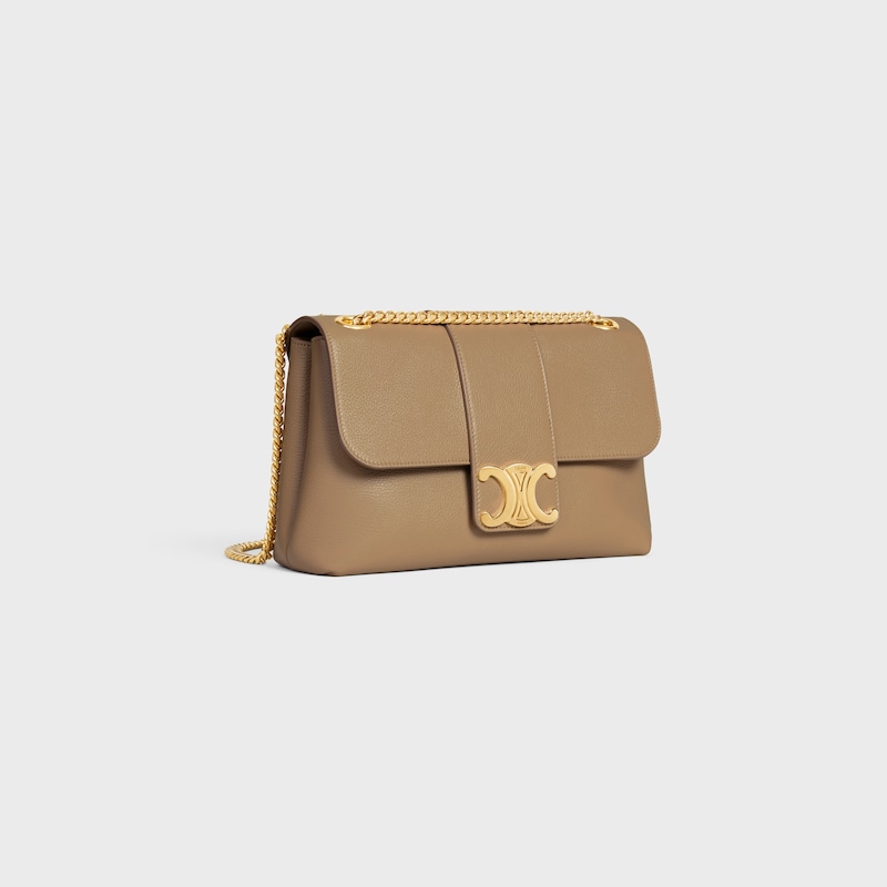 Celine BOLSO VICTOIRE CELINE MEDIANO DE PIEL DE BECERRO FLEXIBLE CON TEXTURA GRANULADA Devoluciones gratuitas