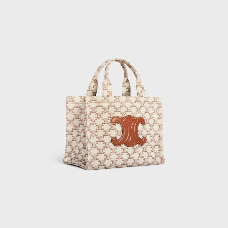 Celine BOLSO CABAS THAIS DE TEJIDO CON LONA TRIOMPHE ESTAMPADA Y PIEL DE BECERRO Rebajas online