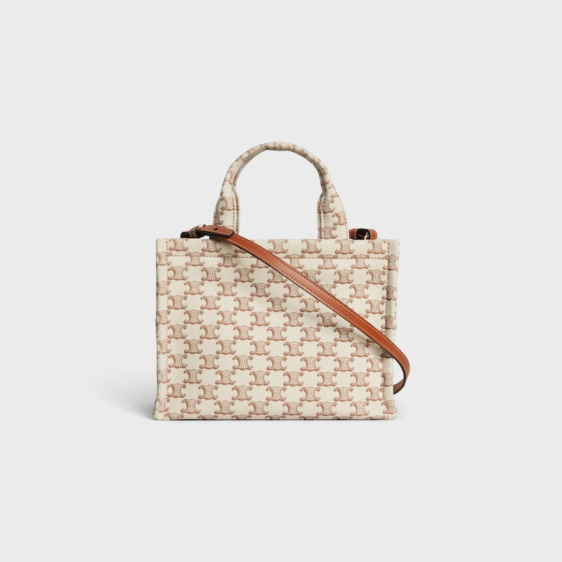 Celine BOLSO CABAS THAIS DE TEJIDO CON LONA TRIOMPHE ESTAMPADA Y PIEL DE BECERRO Rebajas online