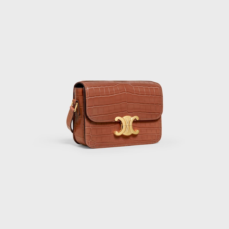 Celine Bolso Triomphe pequeño de cocodrilo COMPRAR AHORA