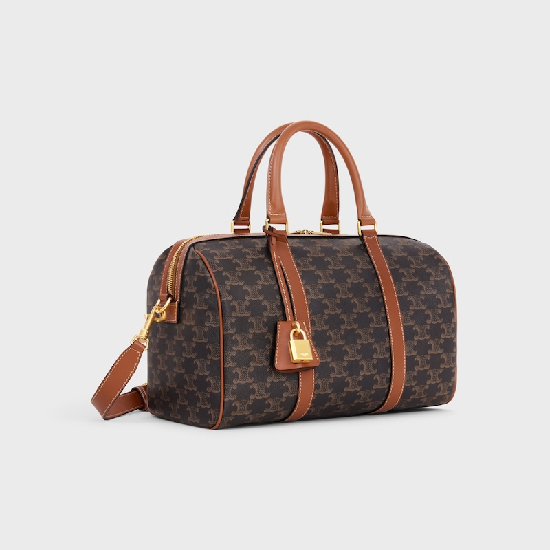 Celine BOLSO BOSTON DE LONA TRIOMPHE Y PIEL DE BECERRO Precio de fábrica