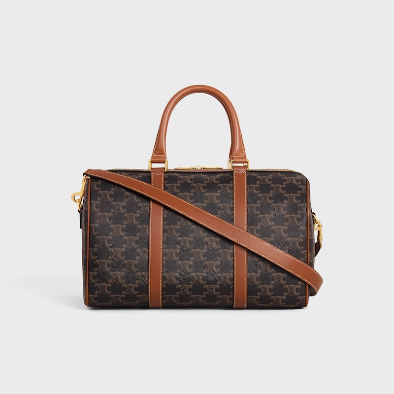 Celine BOLSO BOSTON DE LONA TRIOMPHE Y PIEL DE BECERRO Precio de fábrica