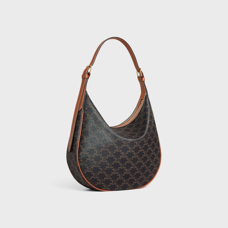 Celine BOLSO HELOÏSE MEDIANO DE PIEL TRIOMPHE LONA TRIOMPHE Y PIEL DE BECERRO Tienda de fábrica