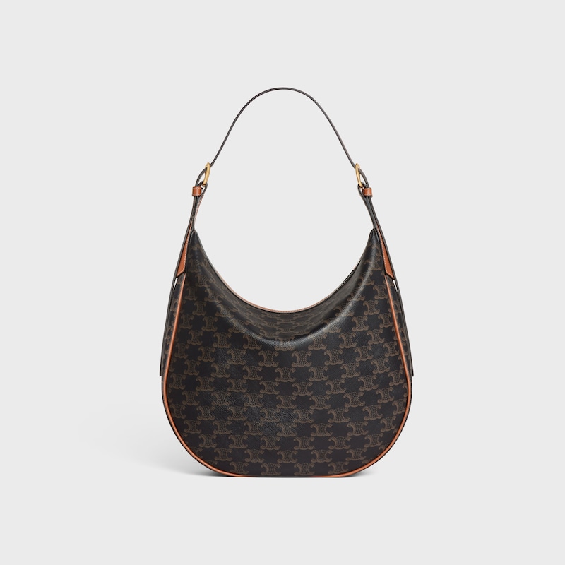 Celine BOLSO HELOÏSE MEDIANO DE PIEL TRIOMPHE LONA TRIOMPHE Y PIEL DE BECERRO Tienda de fábrica