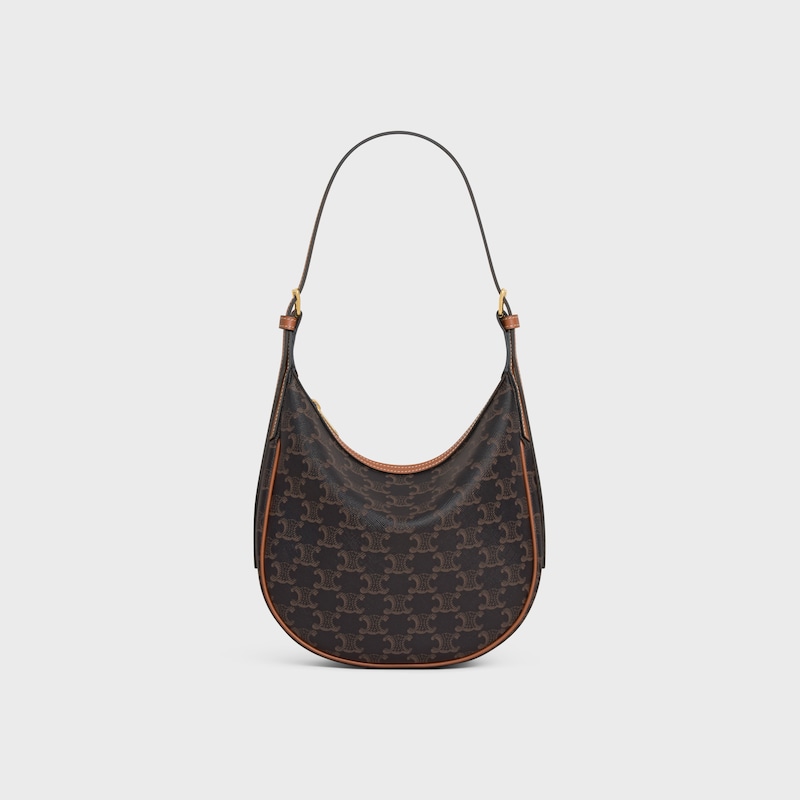 Celine BOLSO HELOÏSE PEQUEÑO DE PIEL TRIOMPHE LONA TRIOMPHE Y PIEL DE BECERRO