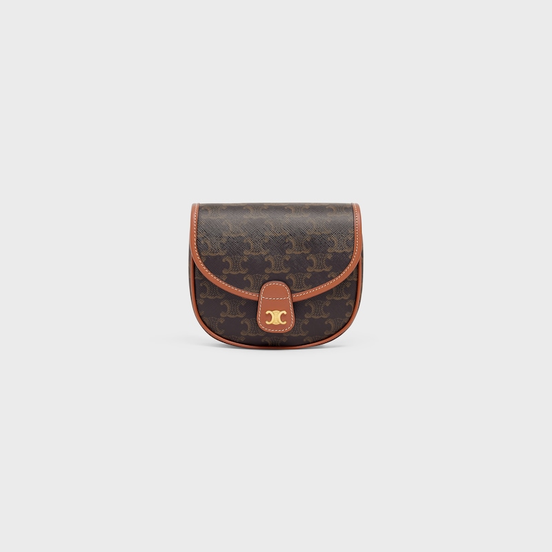 Celine MINIBOLSO BESACE DE LONA TRIOMPHE Y PIEL DE BECERRO