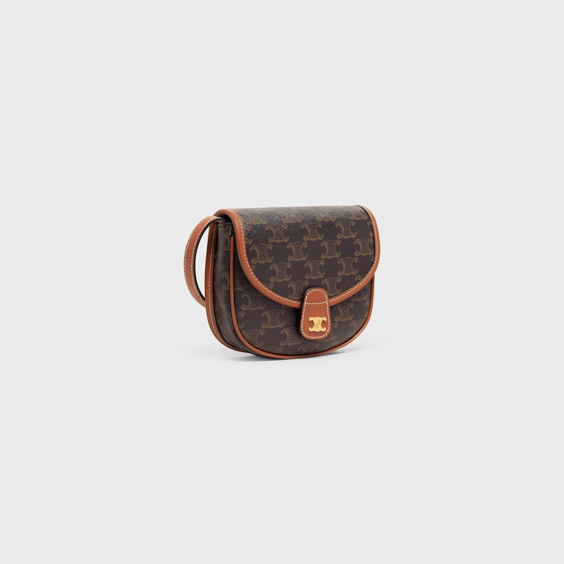 Celine MINIBOLSO BESACE DE LONA TRIOMPHE Y PIEL DE BECERRO Ahorra y exporta