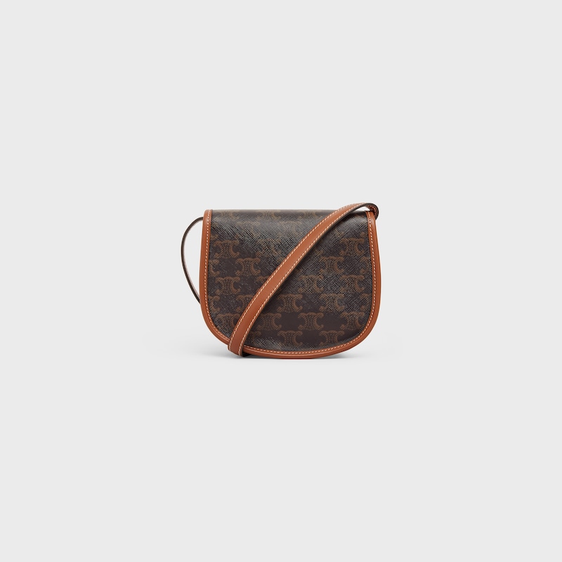 Celine MINIBOLSO BESACE DE LONA TRIOMPHE Y PIEL DE BECERRO Ahorra y exporta