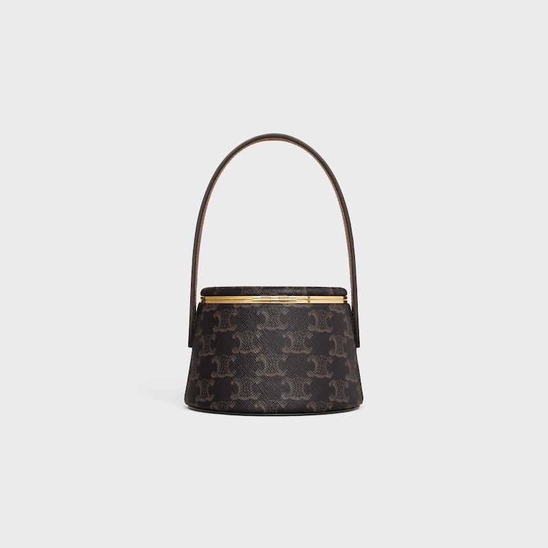 Celine MINAUDIERE CELINE NINA de PIEL DE CORDERO CON ESTAMPADO DE LONA TRIOMPHE Y PIEL DE BECERRO Ofertas especiales
