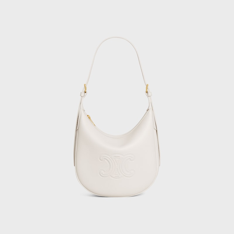 Celine BOLSO HELOÏSE PEQUEÑO DE PIEL TRIOMPHE DE PIEL DE BECERRO FLEXIBLE CON TEXTURA GRANULADA