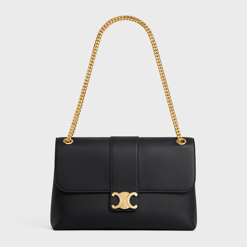 Celine BOLSO VICTOIRE CELINE GRANDE DE PIEL DE BECERRO FLEXIBLE CON TEXTURA GRANULADA Los más vendidos
