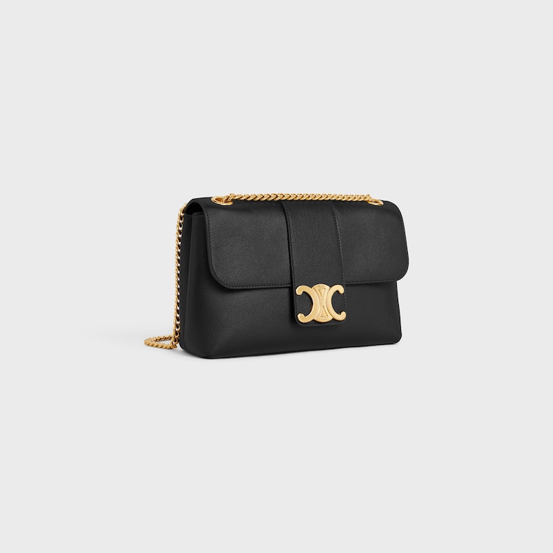 Celine BOLSO VICTOIRE CELINE MEDIANO DE PIEL DE BECERRO FLEXIBLE CON TEXTURA GRANULADA Tienda
