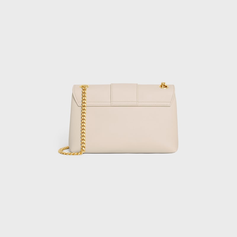 Celine BOLSO VICTOIRE CELINE MEDIANO DE PIEL DE BECERRO FLEXIBLE CON TEXTURA GRANULADA Liquidación
