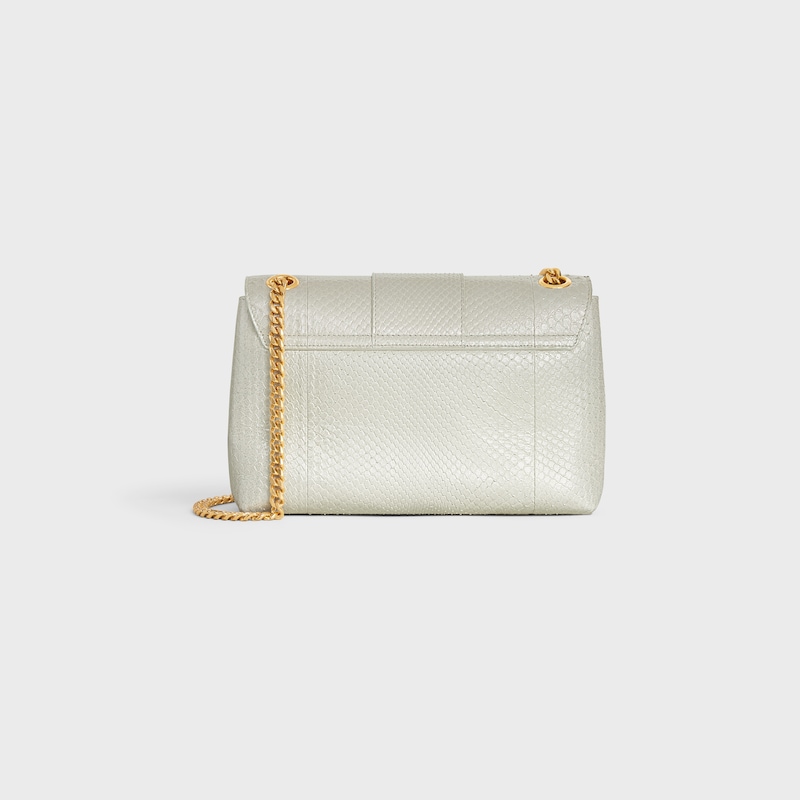 Celine BOLSO VICTOIRE CELINE MEDIANO DE PIEL DE PITÓN NACARADA Rebajas online