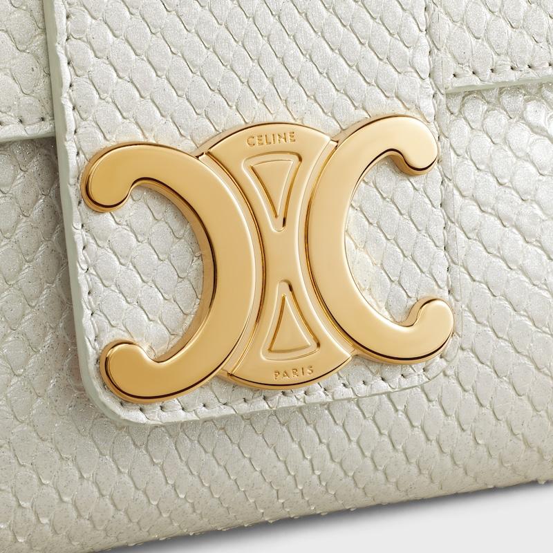 Celine BOLSO VICTOIRE CELINE MEDIANO DE PIEL DE PITÓN NACARADA Rebajas online