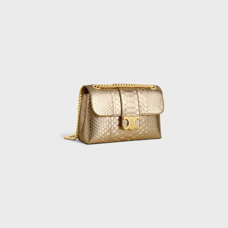 Celine BOLSO TEEN VICTOIRE CELINE DE PIEL DE PITÓN LAMINADA Último día