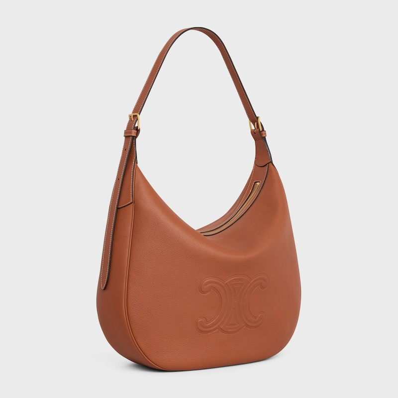 Celine BOLSO HELOÏSE GRANDE DE PIEL TRIOMPHE Y PIEL DE BECERRO FLEXIBLE CON TEXTURA GRANULADA Oferta especial de fábrica