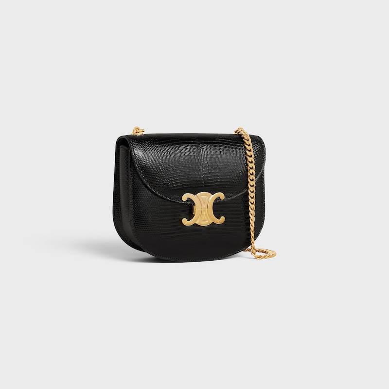 Celine BOLSO BESACE CON CADENA CLEA DE PIEL DE LAGARTO Oferta exclusiva