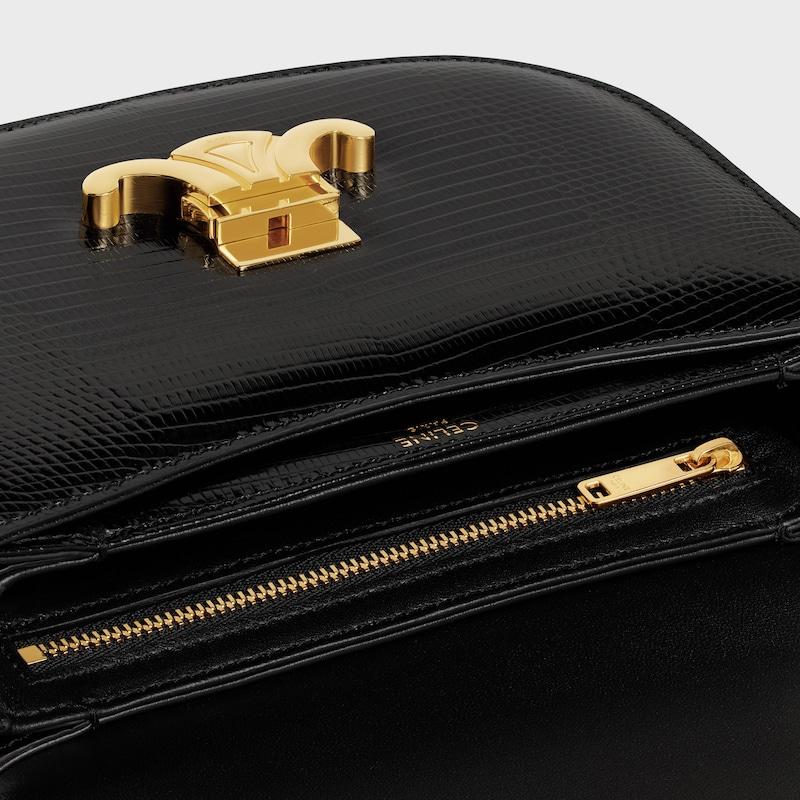 Celine BOLSO BESACE CON CADENA CLEA DE PIEL DE LAGARTO Oferta exclusiva