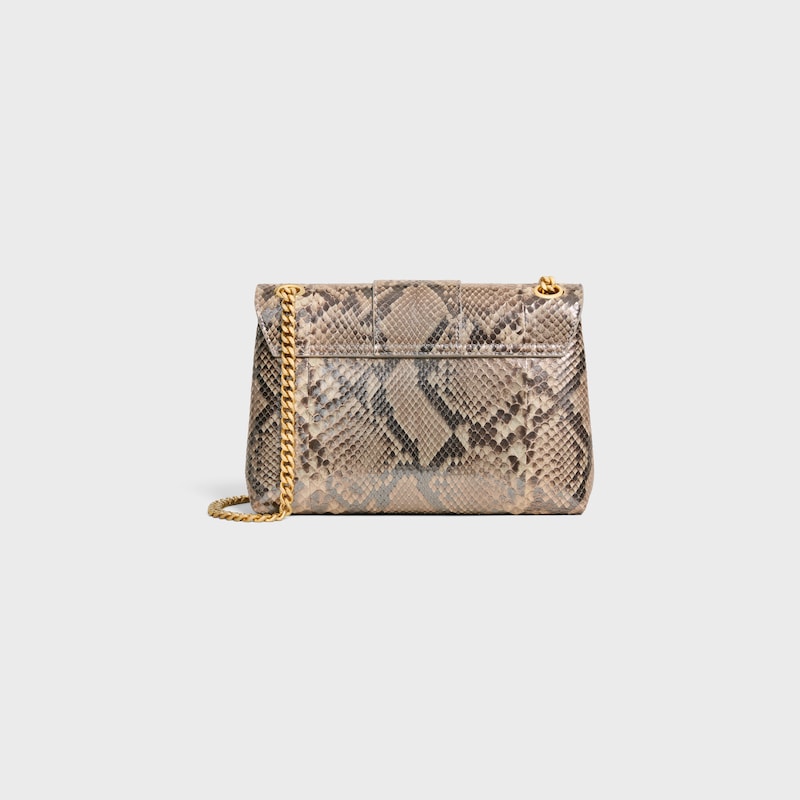 Celine BOLSO VICTOIRE CELINE MEDIANO DE PIEL DE PITÓN NACARADA Descuento por venta flash