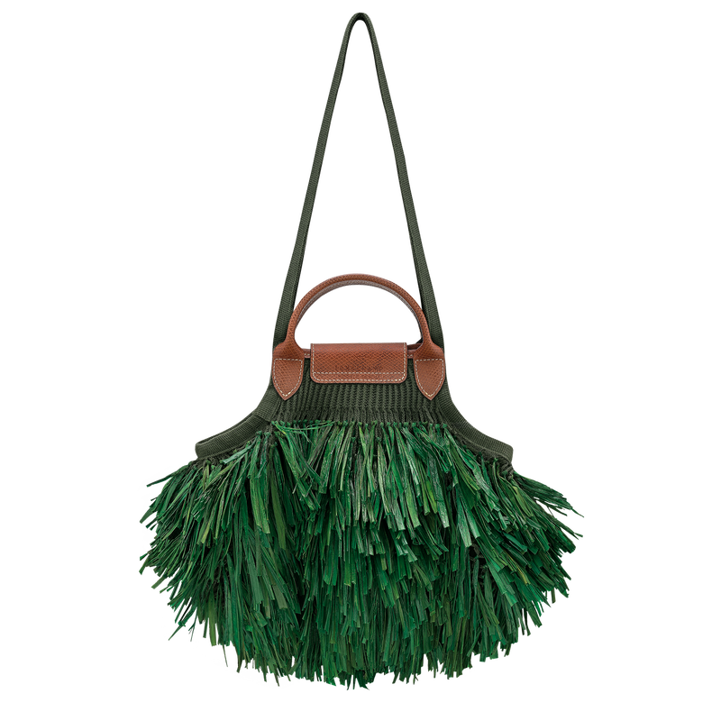 Longchamp Le Pliage Filet Bolsa de malla L Tela - Caqui Tienda